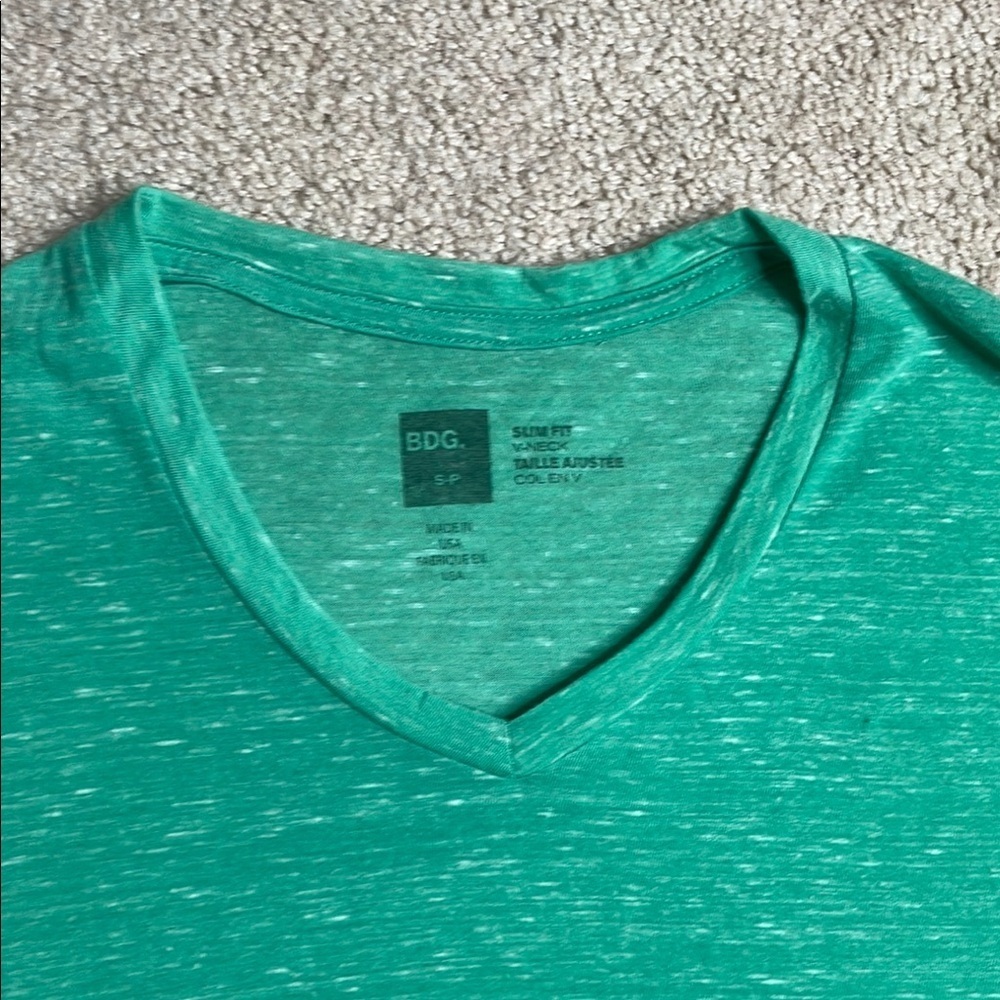 BDG Green Short Sleeve Tee - Picture 2 of 5